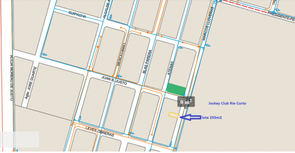 LOTE EN VENTA - 255 METROS CUADRADOS - CALLE MARCOS LLOVERAS 2132, RIO CUARTO. - 4