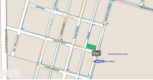 LOTE EN VENTA - 255 METROS CUADRADOS - CALLE MARCOS LLOVERAS 2132, RIO CUARTO. - 6