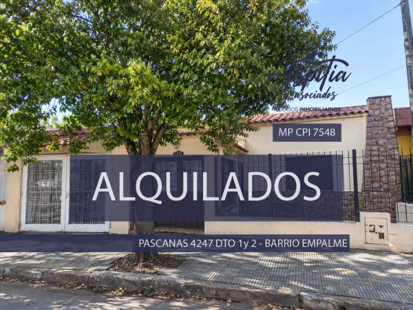 ALQUILER Departamento interno 1 dormitorio con cochera en barrio Empalme - 1