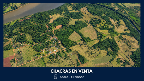 Chacras en VENTA en Azara, Misiones - 1