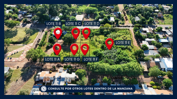 LOTE DE 1265 m2 en ESQUINA A METROS DE LA AV. MONSEÑOR DE ANDREA - 11