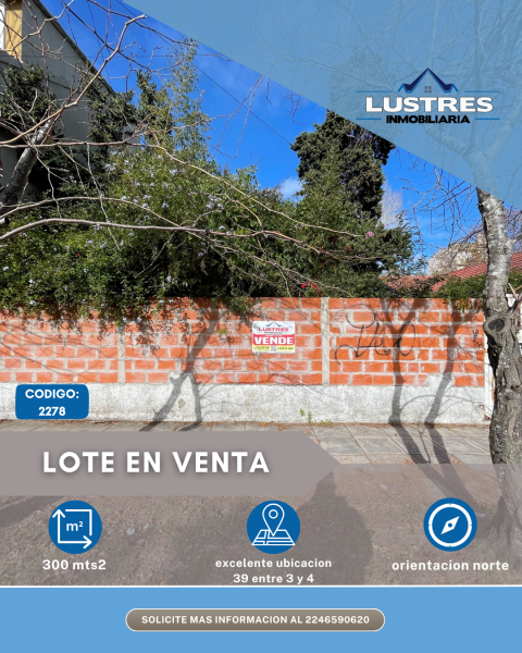 LOTE EN VENTA, SANTA TERESITA - 1