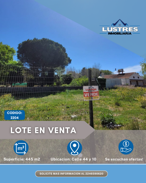 Terreno Lote En Venta En Santa Teresita, Costa Atlántica, Buenos Aires - 1