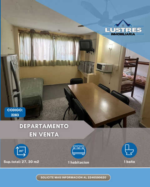 Departamento 2 ambientes en venta - Santa Teresita