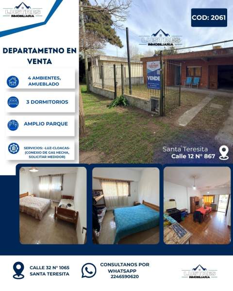 CASA EN VENTA, SANTA TERESITA