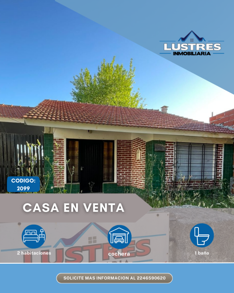 CASA CON 3 AMBIENTES Y AMPLIO LOTE EN VENTA, SANTA TERESITA