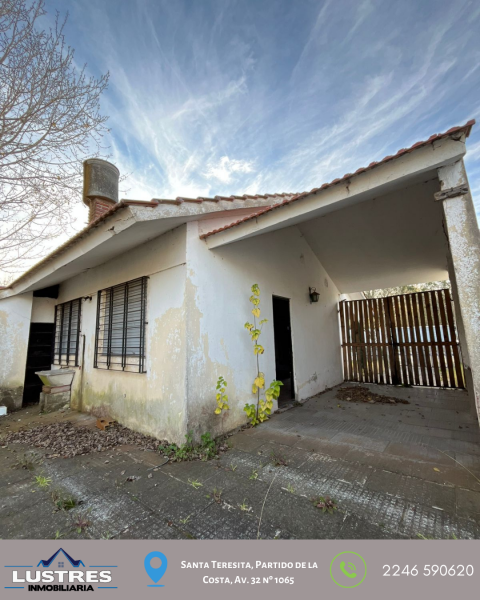 CASA CON 3 AMBIENTES Y AMPLIO LOTE EN VENTA, SANTA TERESITA — foto 2