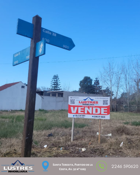 Terreno Lote En Venta En Santa Teresita, Costa Atlántica, Buenos Aires - 1