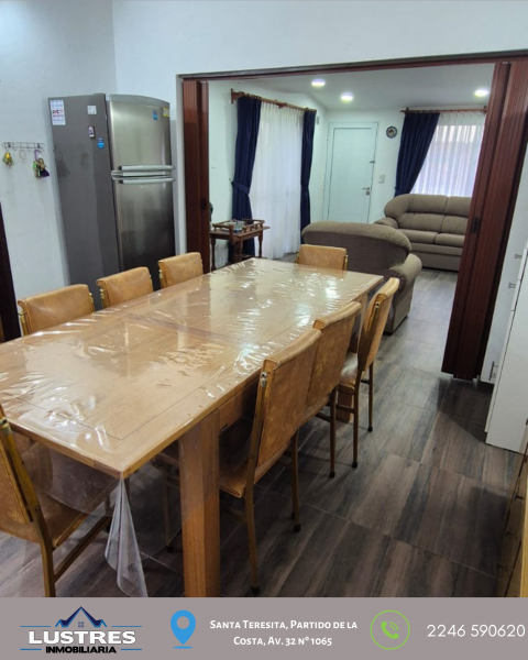 Casa en Venta Santa Teresita | 3 Dormitorios | 2 Baños | Garage Doble | A 2 Cuadras del Mar — foto 4