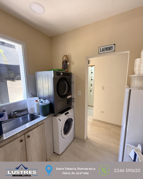 Amplia casa 6 ambientes + lote en Costa del Este — foto 5