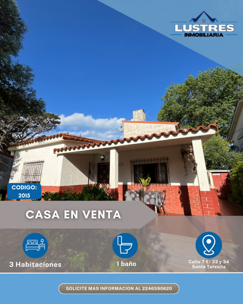 CASA EN VENTA – SANTA TERESITA